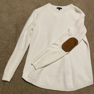 Elbow Patch Pullover Sweater